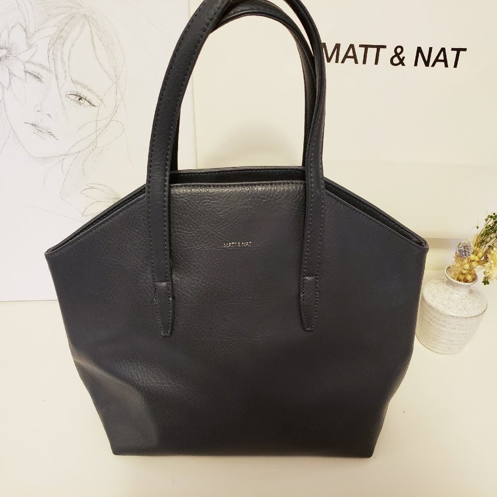 Matt & Nat Baxter Tote Bag - Navy Blue